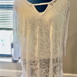 miracle body by miraclesuit sheer top size XL